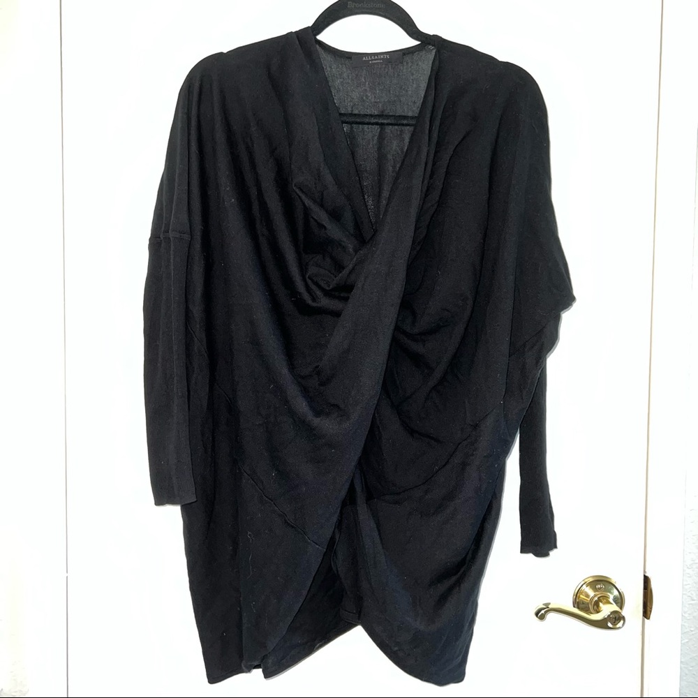 ALLSAINTS Long Sleeve Twist Top